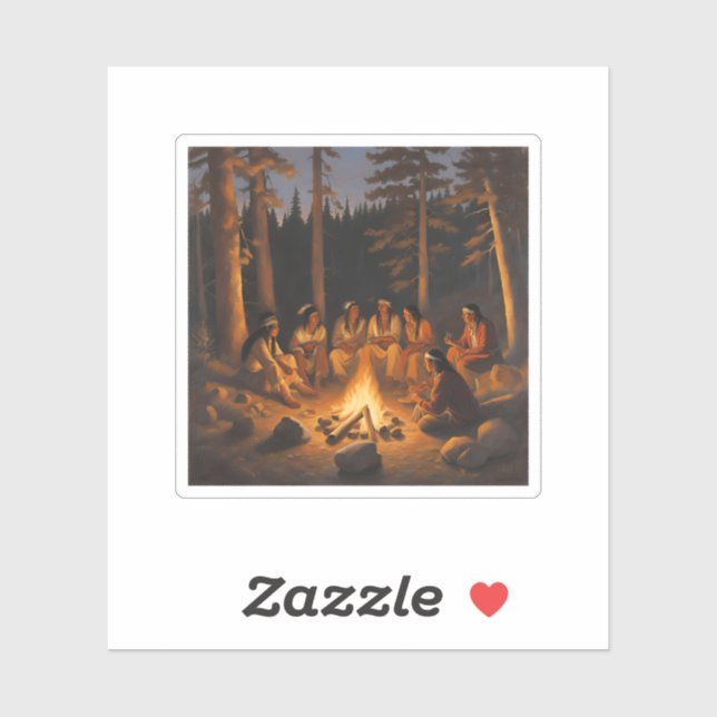 native american sticker (Sheet)