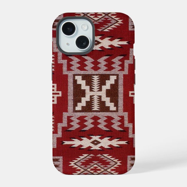 Native American Storm Pattern Iphone Case (Back)