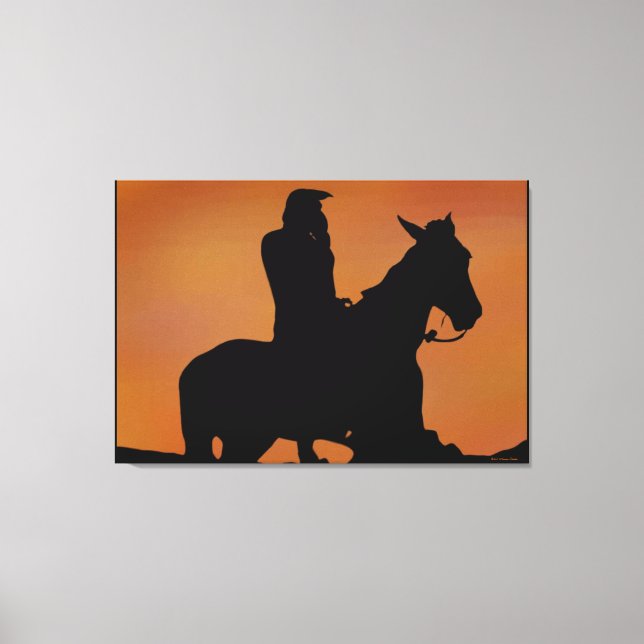 Native American Stretched Canvas Print (Front)