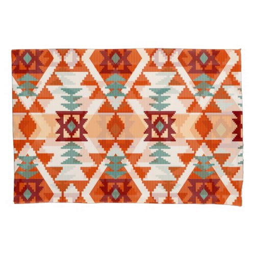 Native American Style Geometric Seamless Pillow Case
