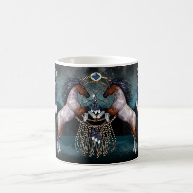 Native American Style Horse Gift Mug (Center)