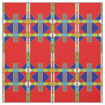 Native American Style Patterned Fabric