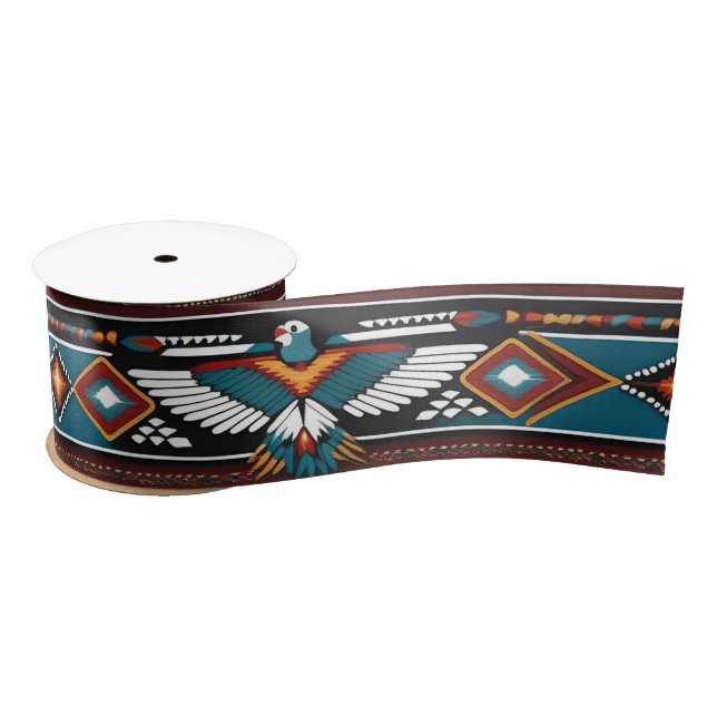 Native American Style Thunderbird Tribal Ribbon (Spool)
