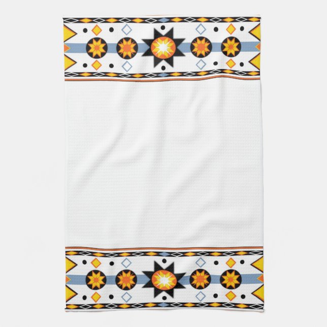 Native American Sun Kitchen Towel (Vertical)