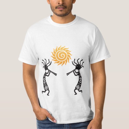 Native American Sun Kokopelli T_Shirt