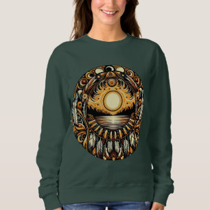 Native American Sunset Sweatshirt