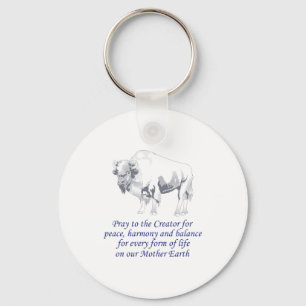 Native American Symbolism Keychain