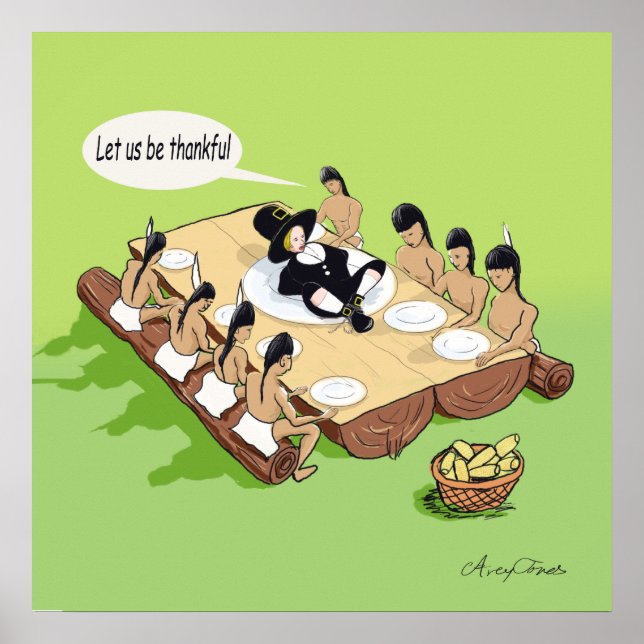 Native American Thanksgiving Poster (Front)