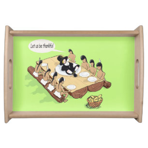Native American Thanksgiving Serving Tray