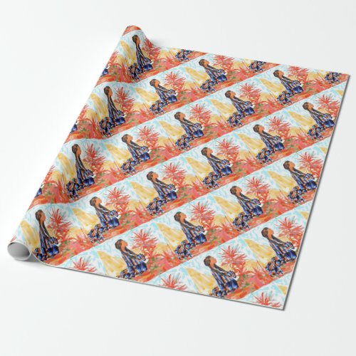 Native American The giving Tree Wrapping Paper