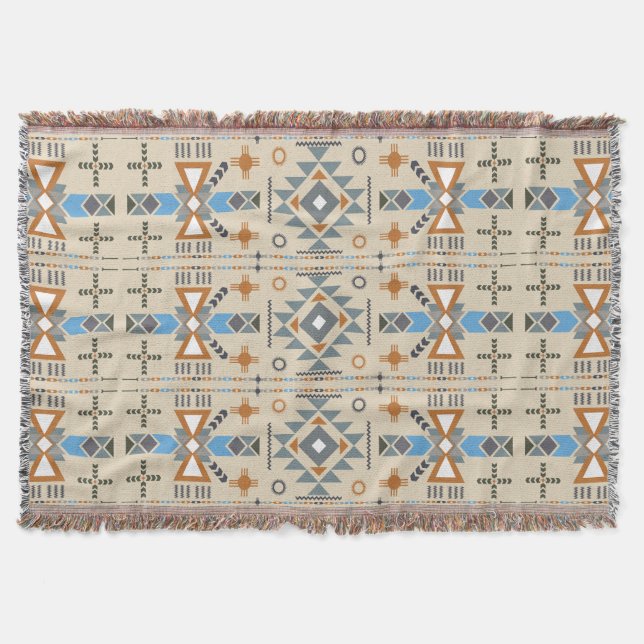 Native American Throw Blanket (Front)