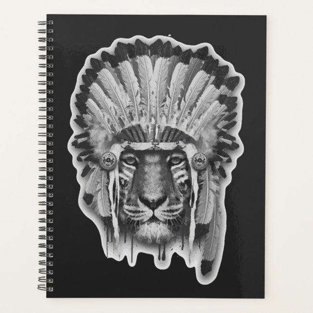 Native American Tiger Chief Planner (Front)