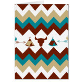 Native American Tribal Chevron Skulls Tipi Arrows (Front)