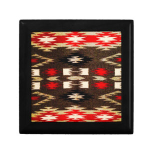 Native American Tribal Design Print Gift Box