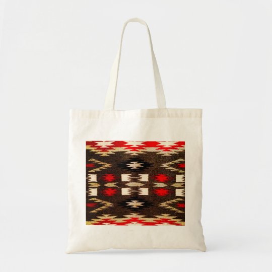 native american print luggage