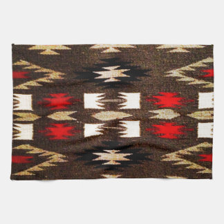Native American Tribal Design Print Towel