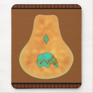 Native American Turquoise Zuni Bear Mouse Pad