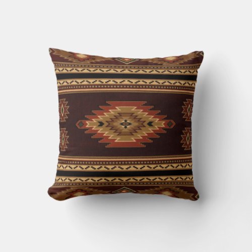 Native American United Weavers Throw Pillow