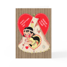 Native American Valentine's Day Card