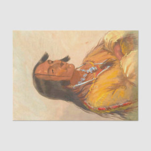 Native American Vintage Painting Decoupage Tissue Paper