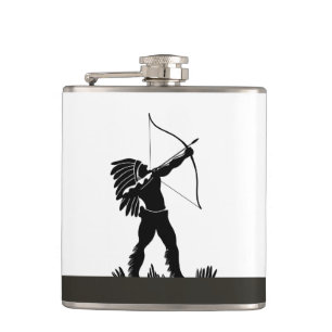 Native American Vinyl Wrapped Flask