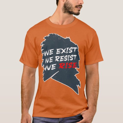 Native American we exist we resist we rise  T_Shirt