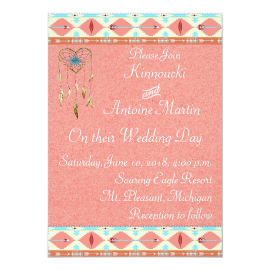 Native American Wedding Invitation Zazzle Com