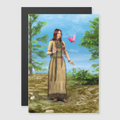 Native American Woman and Bird (Front/Back)
