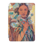 Native American Woman, Mucha iPad Mini Cover