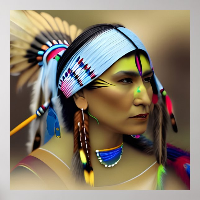 Native American Woman Poster (Front)