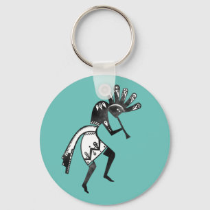 Native Americans Culture - Dancing Kokopelli 1 Keychain