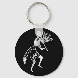 Native Americans Culture - Dancing Kokopelli 2 Keychain