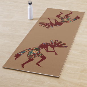 Native Americans Culture - Dancing Kokopelli 3 Yoga Mat