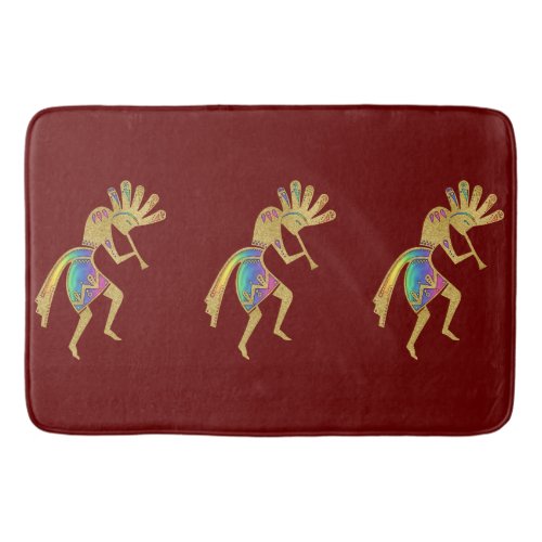 Native Americans Culture _ Dancing Kokopelli 5 Bath Mat