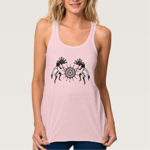 Native Americans Culture - Sun Dancing Kokopelli 1 Tank Top
