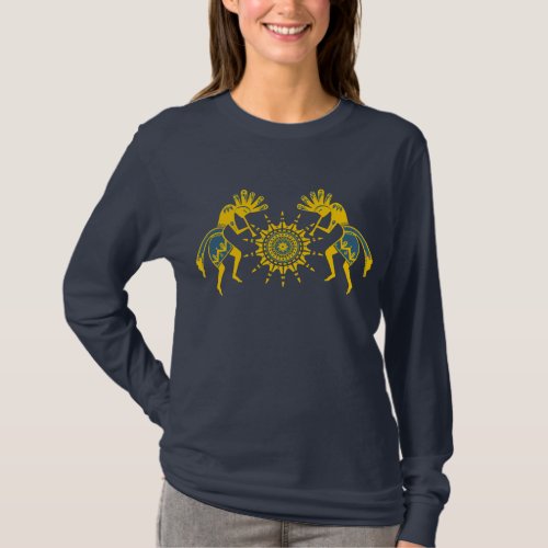 Native Americans Culture _ Sun Dancing Kokopelli 6 T_Shirt