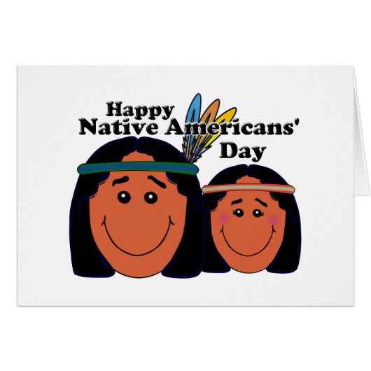 Native Americans' Day (Columbus Day) Cards (Front Horizontal)
