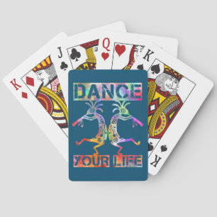 Native Americans Kokopelli - Dance Your Life 3 Poker Cards