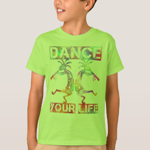 Native Americans Kokopelli - Dance Your Life 3 T-Shirt