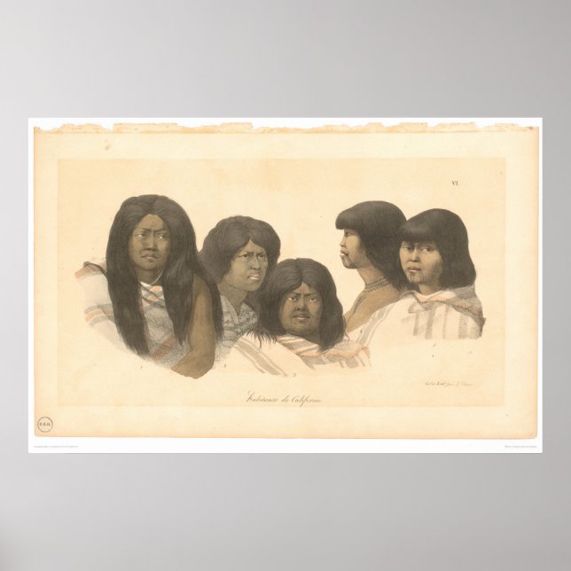 Native Americans of California (0685A) Poster (Front)