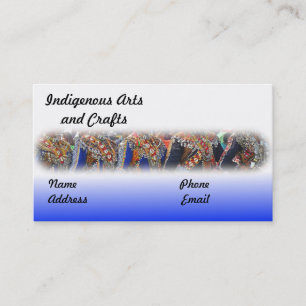 Native and Indigenous Arts and Crafts Business Card