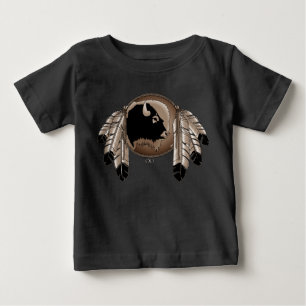 Native Art Baby Jersey Shirt Metis Wildlife Shirt