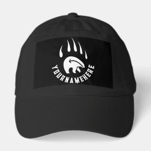 Native Art Baseball Cap Tribal Bear Claw Cap