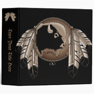 Native Art Binder Custom Native Wildlife Book