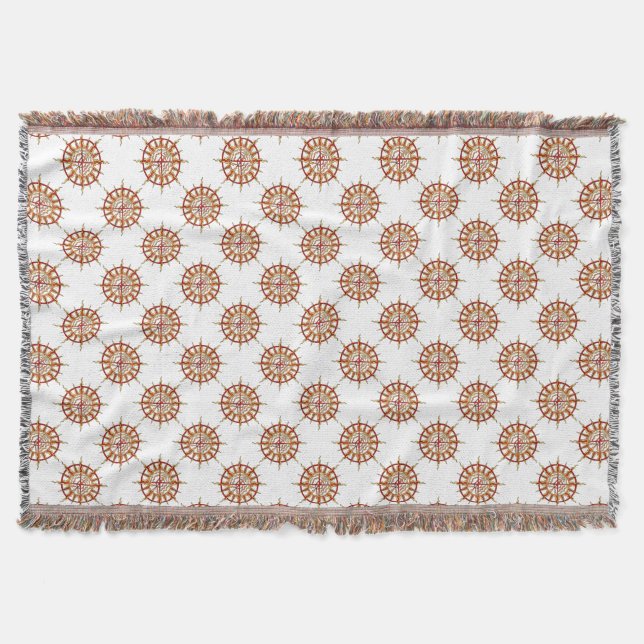 Native Art Blanket Spiritual Tribal Throw Blankets (Front)