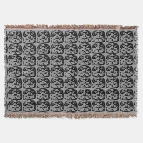 Native Art Blanket Tribal Mask Throw Blanket Gifts