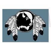 Native Art Card First Nations Wildlife Art Card (Front Horizontal)