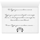 Native Art Card First Nations Wildlife Art Card (Inside Horizontal (Bottom))