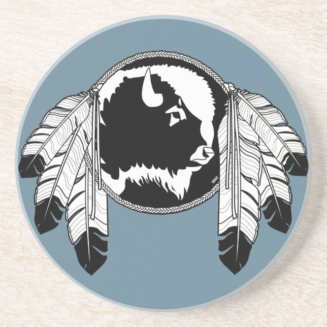 Native Art Coasters First Nations Wildlife Gifts (Front)