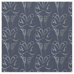 Native Art Fabric Eagle Totem Pole Tribal Fabric